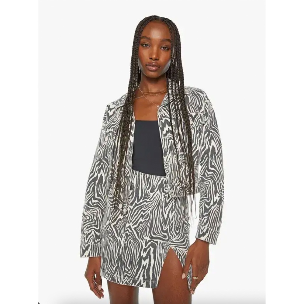 BRAND NEW MOTHER | The Out Of Pocket Jacket Hoofing It Wash in White | Size M